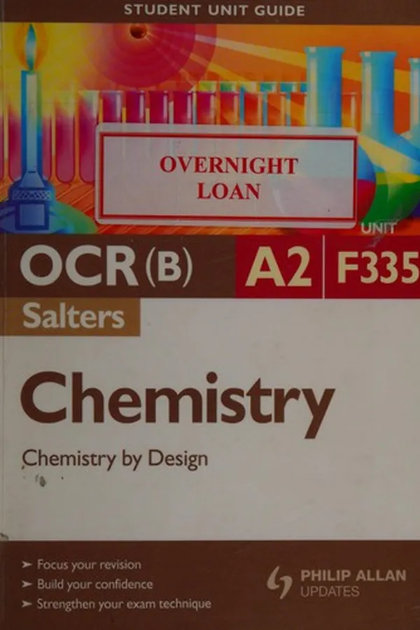Capa de OCR(B) A2 Salters chemistry