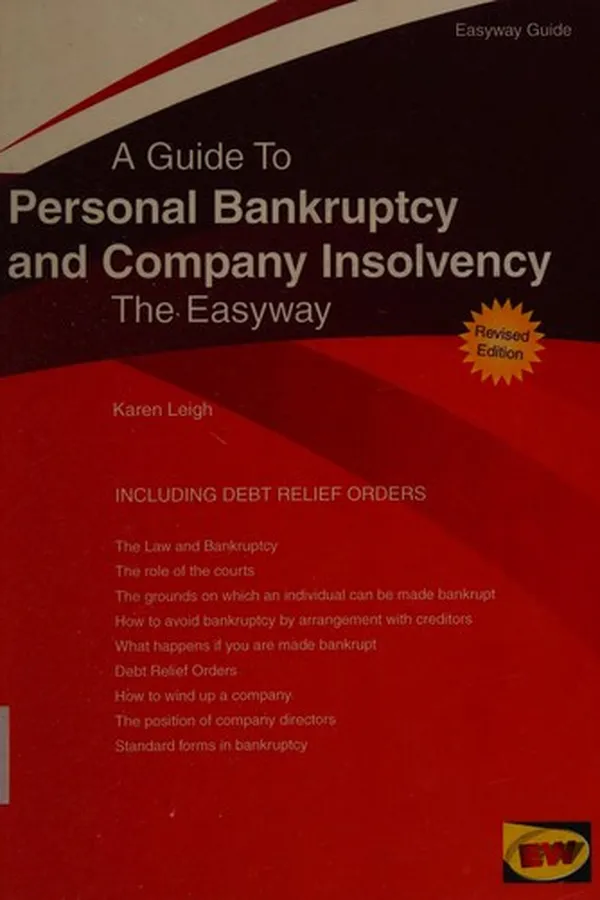 Capa de Personal bankruptcy and company insolvency