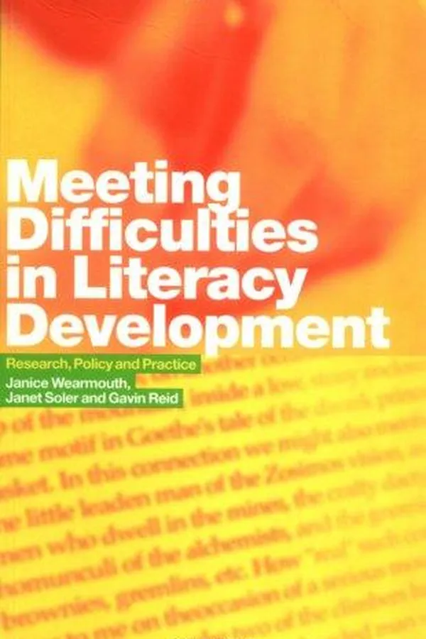 Capa de Meeting difficulties in literacy development