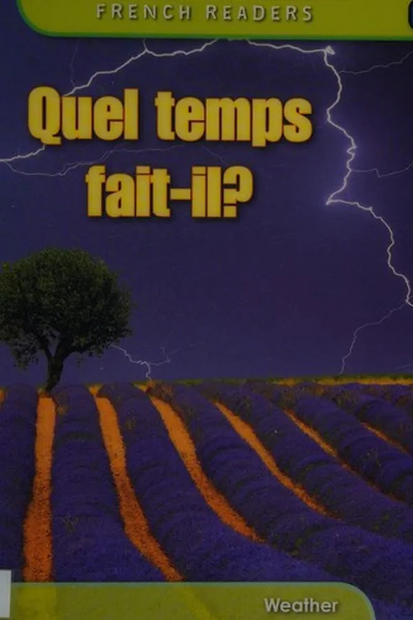 Capa de Quel temps fait-il?
