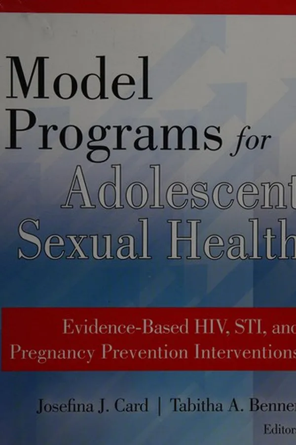 Capa de Model programs for adolescent sexual health