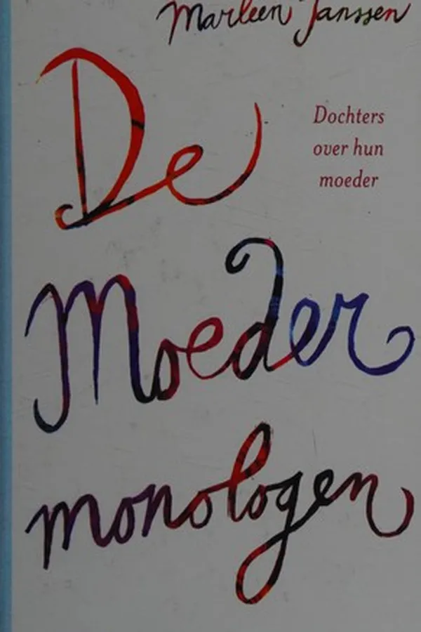 Capa de De moedermonologen