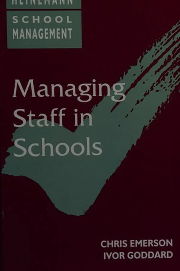 Capa de Managing staff in schools