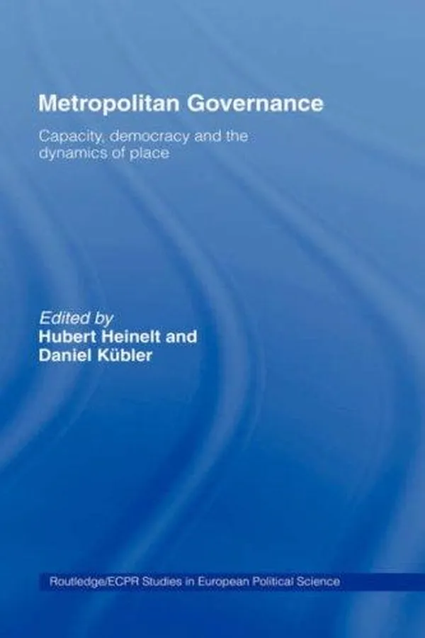 Cover of Metropolitan governance