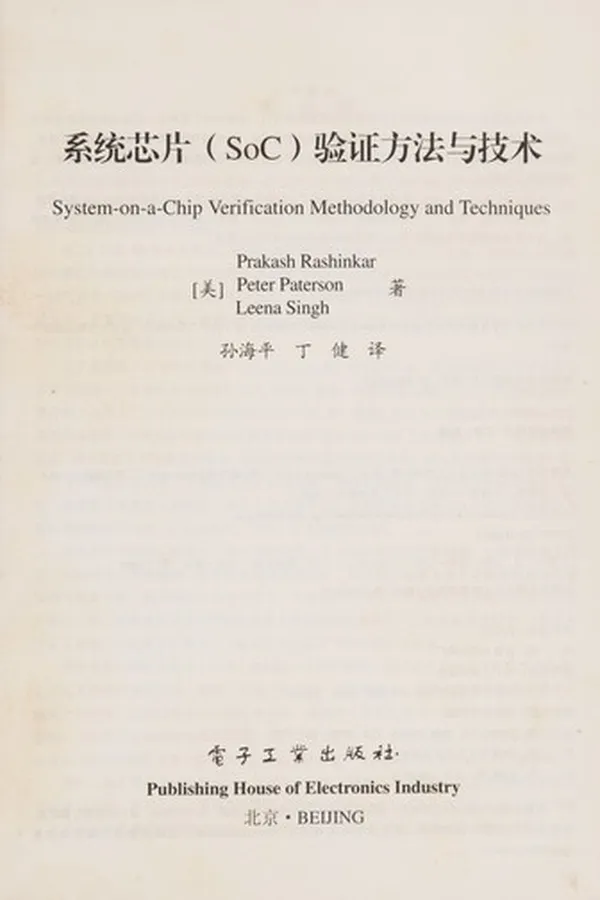 Capa de Xi tong xin pian (SoC) yan zheng fang fa yu ji shu