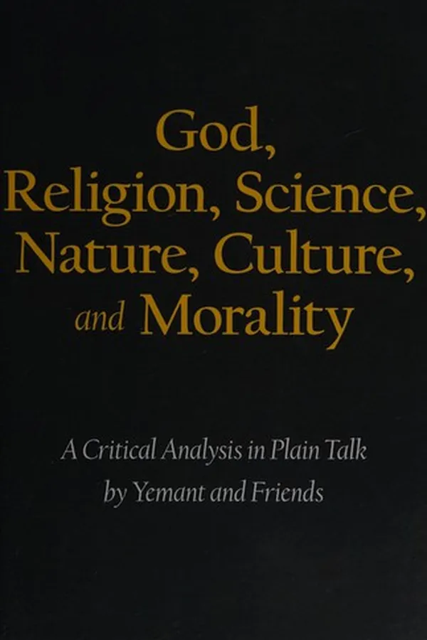 Capa de God, religion, science, nature, culture, and morality