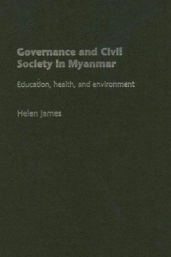 Capa de Governance and civil society in Myanmar