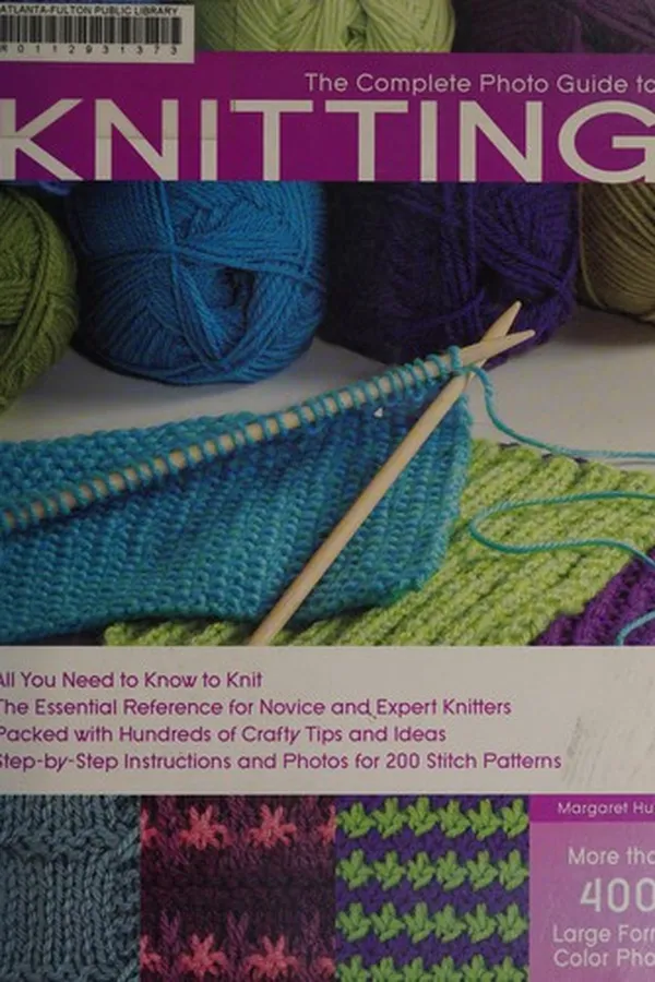 Capa de The complete photo guide to knitting