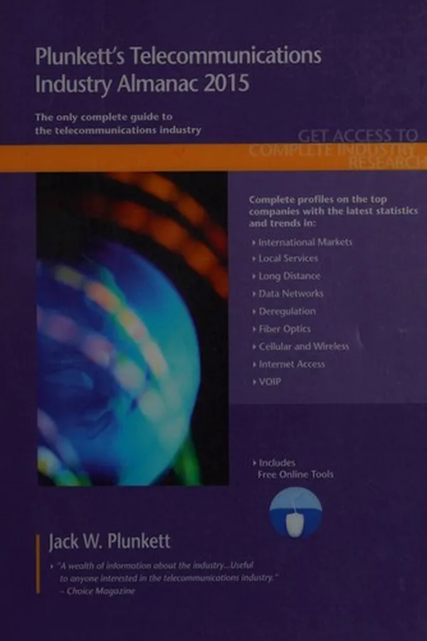 Capa de Plunkett's telecommunications industry almanac 2015
