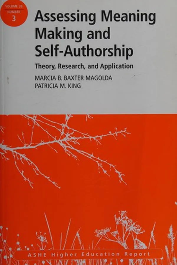 Capa de Assessing meaning making and self-authorship