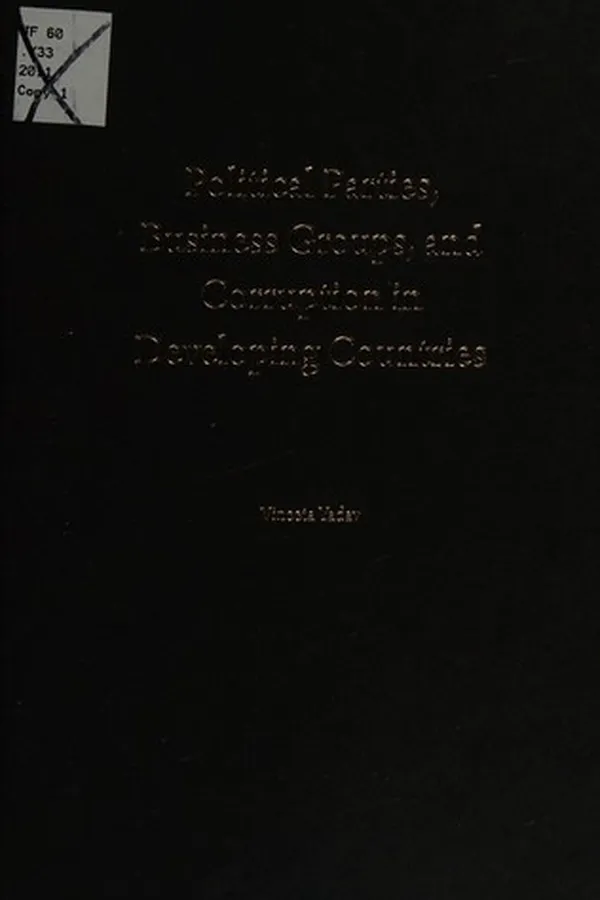 Capa de Political parties, business groups, and corruption in developing countries
