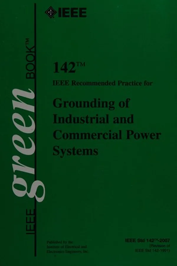 Capa de IEEE recommended practice for grounding of industrial and commercial power systems