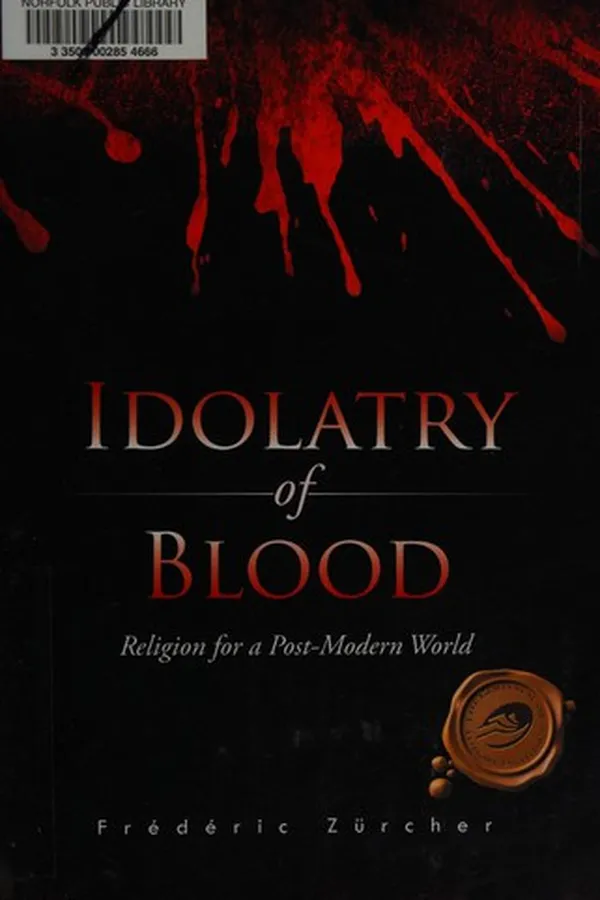 Capa de Idolatry of blood