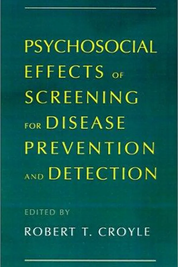 Capa de Psychosocial effects of screening for disease prevention and detection
