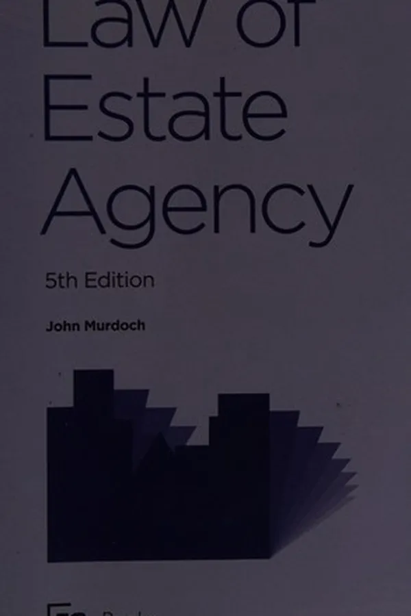 Capa de The law of estate agency