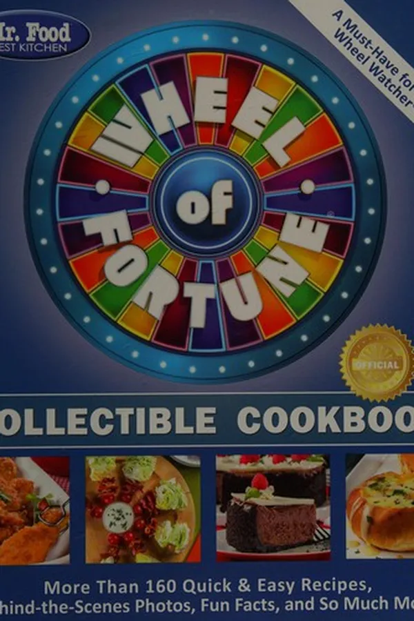 Capa de Wheel of Fortune collectible cookbook