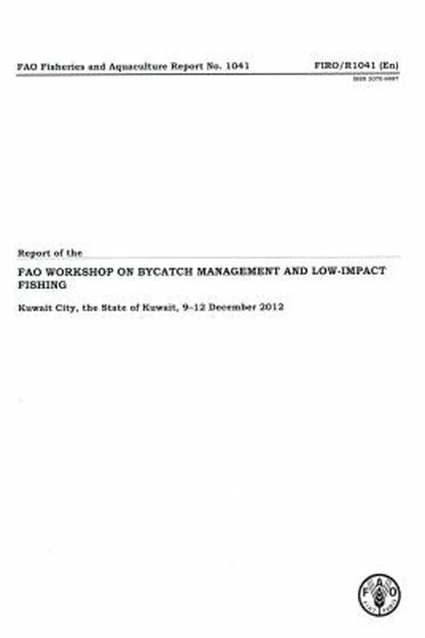 Capa de Report of the FAO Workshop on Bycatch Management and Low-impact Fishing