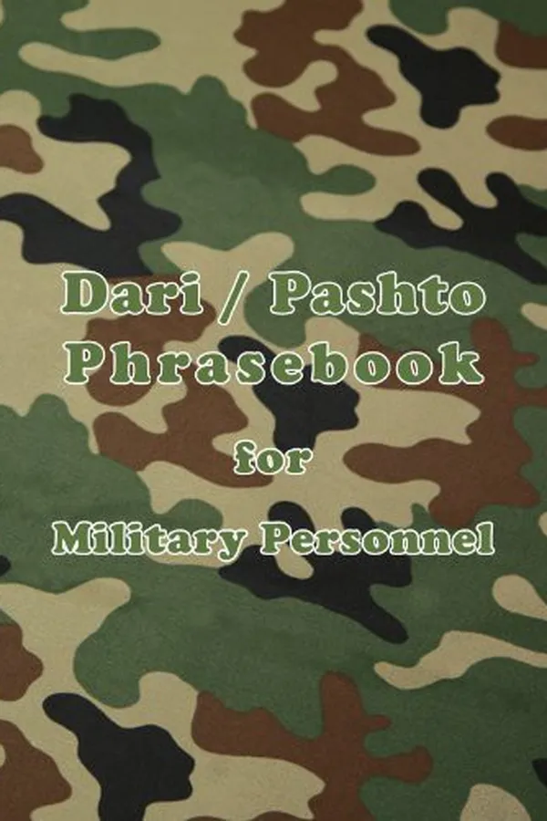 Capa de Dari / Pashto Phrasebook for Military Personnel