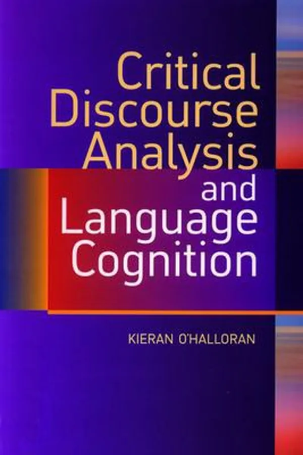 Capa de CRITICAL DISCOURSE ANALYSIS AND LANGUAGE COGNITION