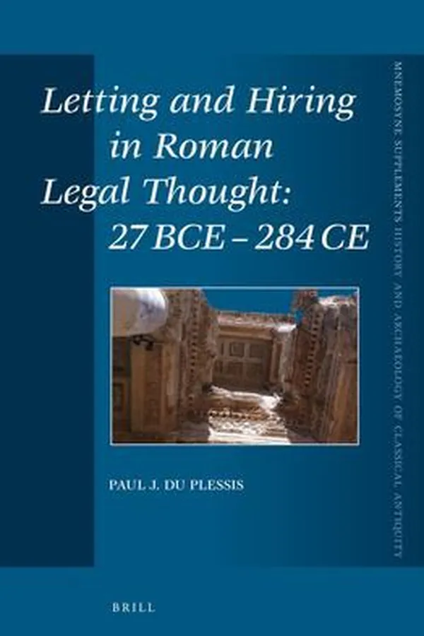 Capa de Letting and hiring in Roman legal thought