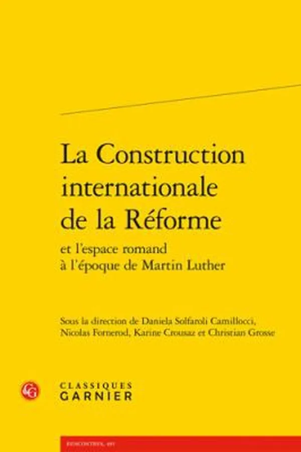Capa de Construction Internationale de la Reforme