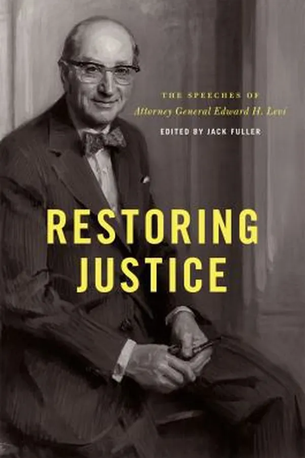 Capa de Restoring justice