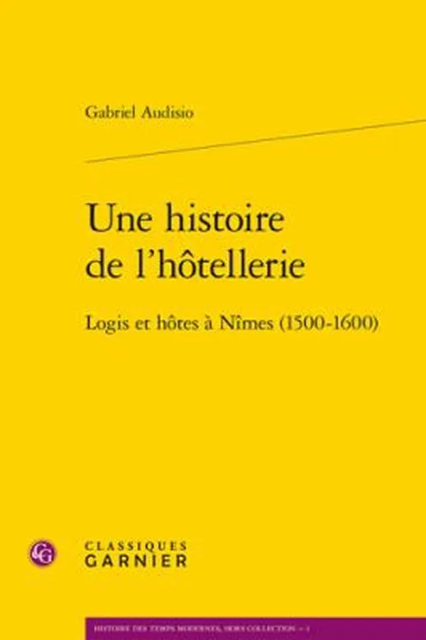 Capa de Histoire de L'hotellerie