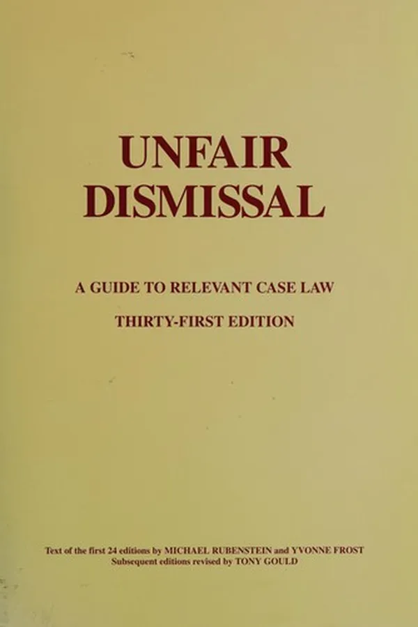 Capa de Unfair dismissal
