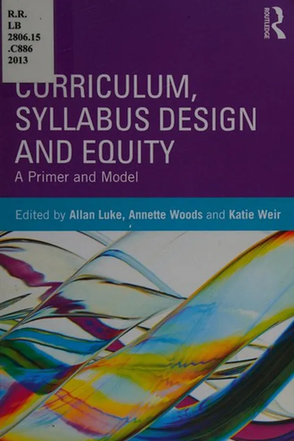 Cover of Curriculum, syllabus design, and equity