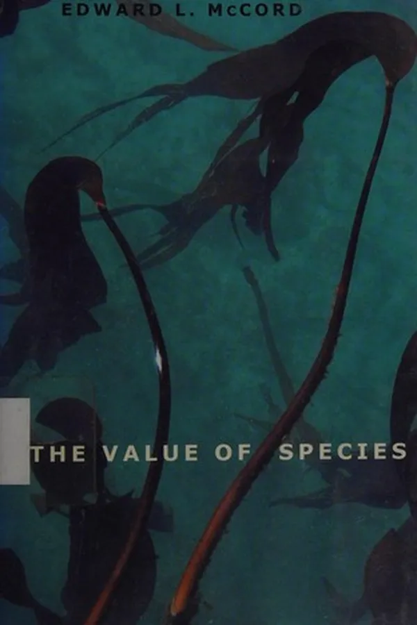 Capa de The value of species