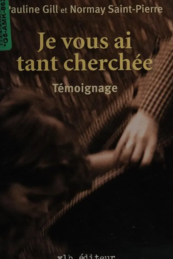 Capa de Je vous ai tant cherchée