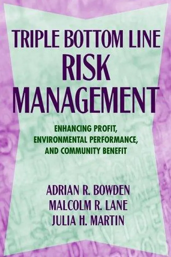 Capa de Triple bottom line risk management
