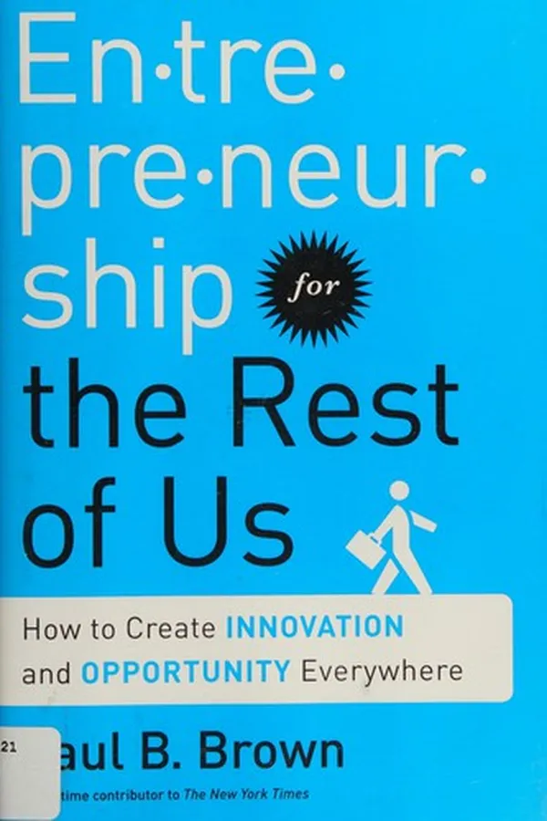 Capa de Entrepreneurship for the rest of us