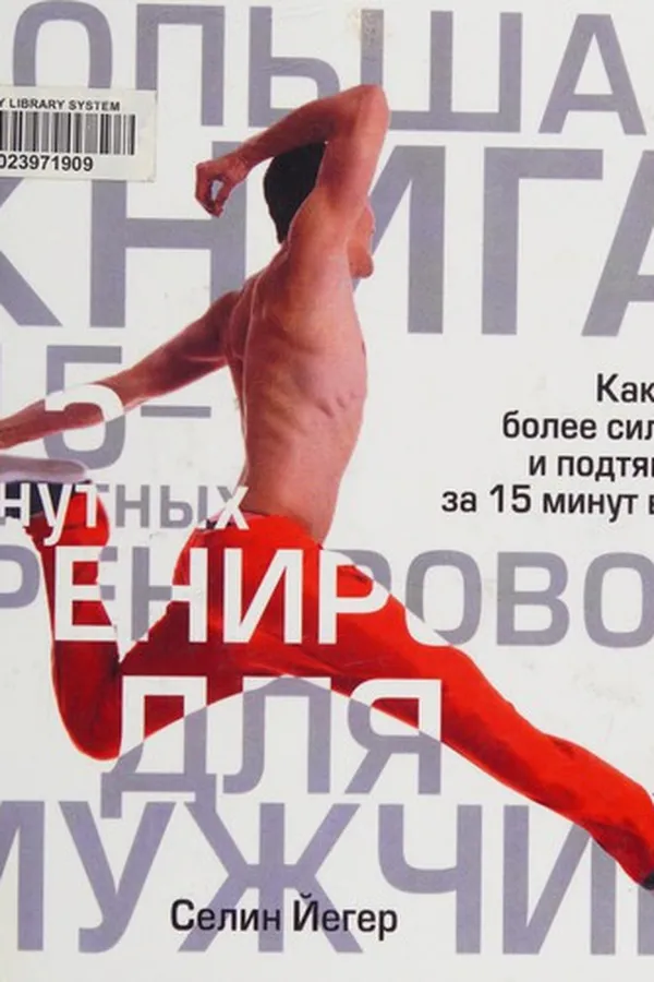 Capa de Bolʹshai͡a kniga 15-minutnykh trenirovok dli͡a muzhchin