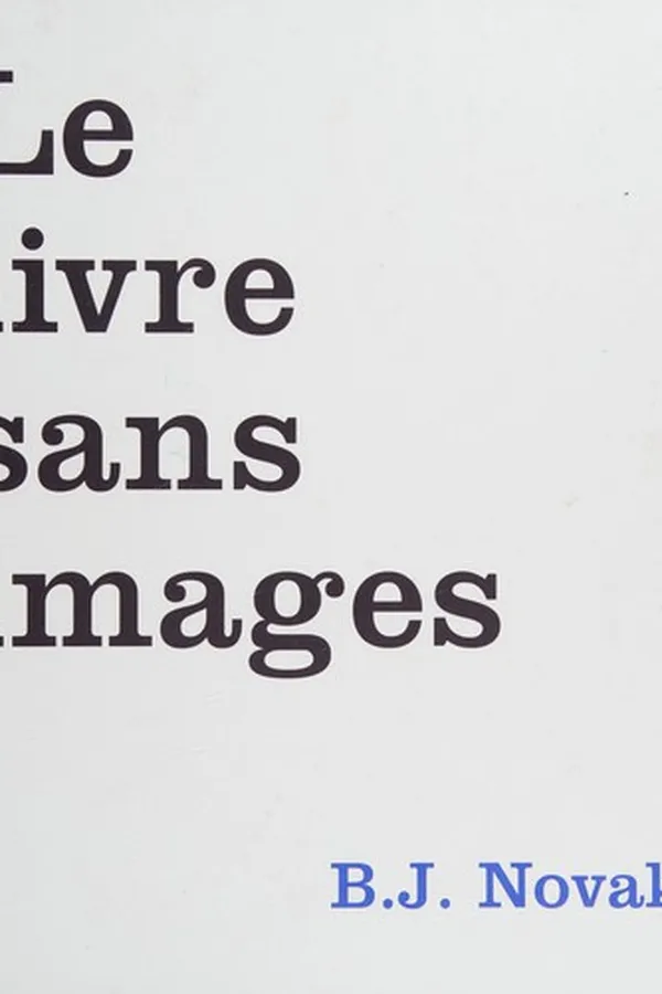 Capa de Le livre sans images