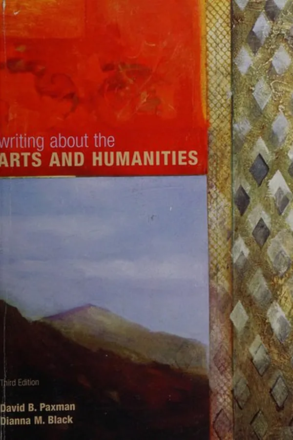 Capa de Writing about the arts and humanities