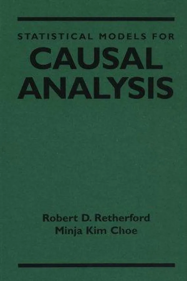 Capa de Statistical models for causal analysis
