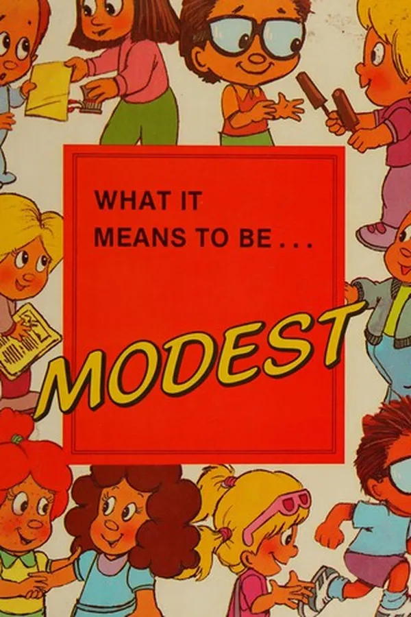 Capa de What it means to be-- modest