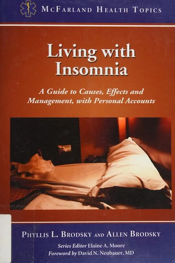 Capa de Living with insomnia