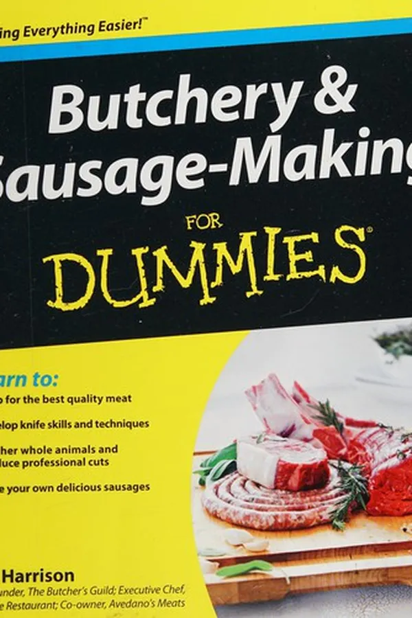 Capa de Butchery & sausage-making for dummies