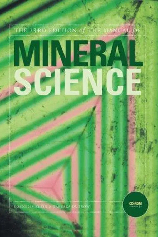 Capa de The 23rd edition of the manual of mineral science