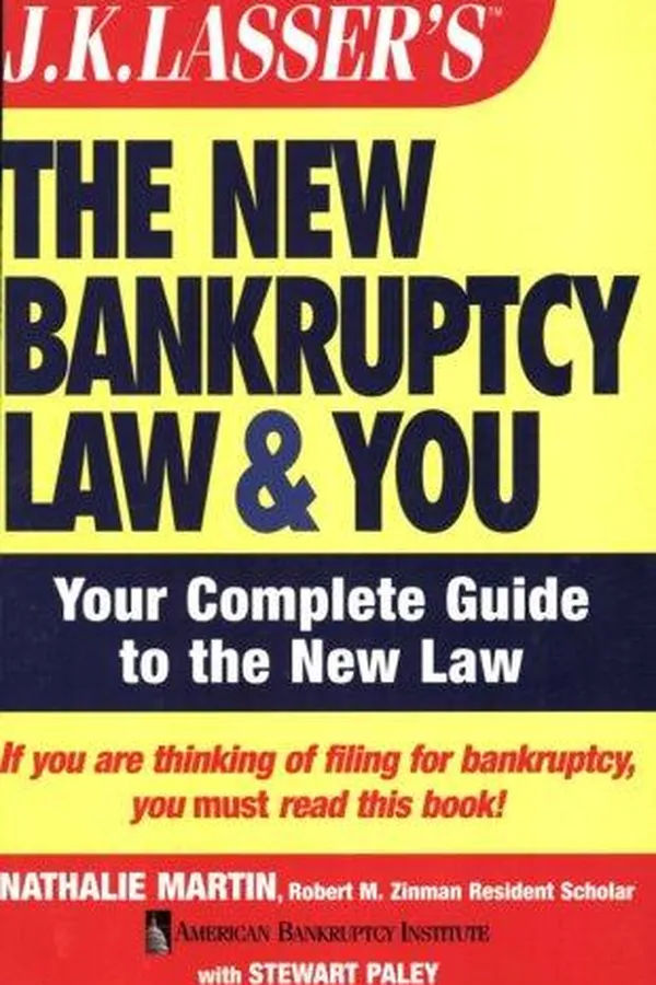 Capa de J.K. Lasser's the new bankruptcy law and you