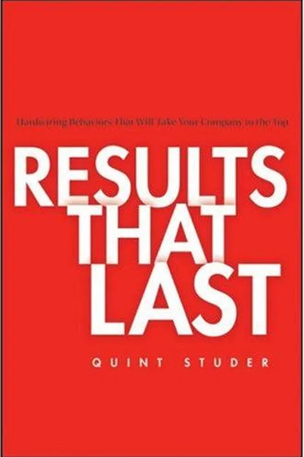 Capa de Results That Last