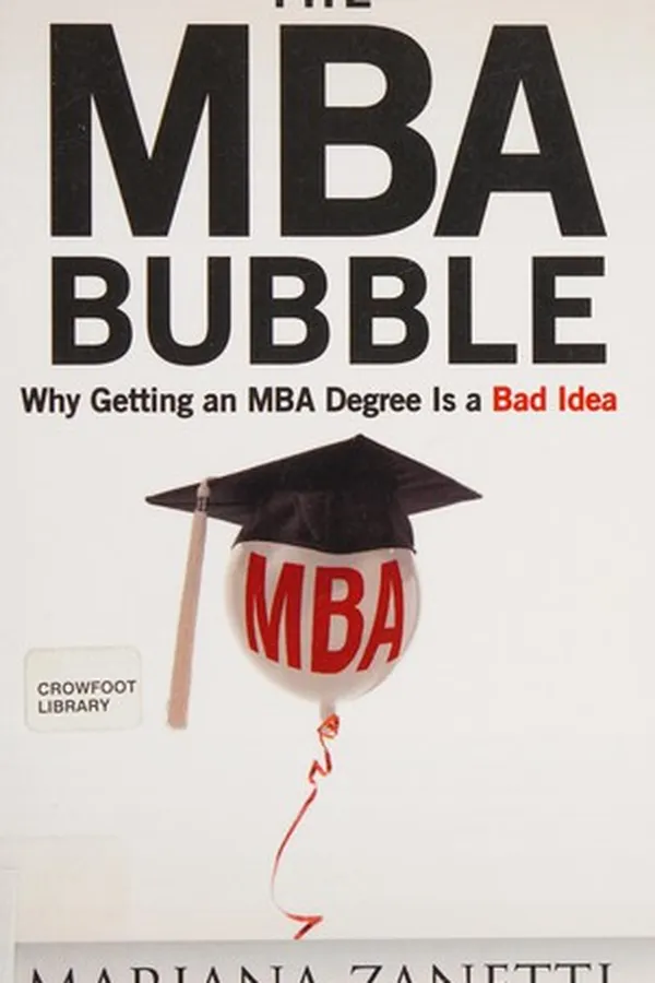 Capa de The MBA bubble