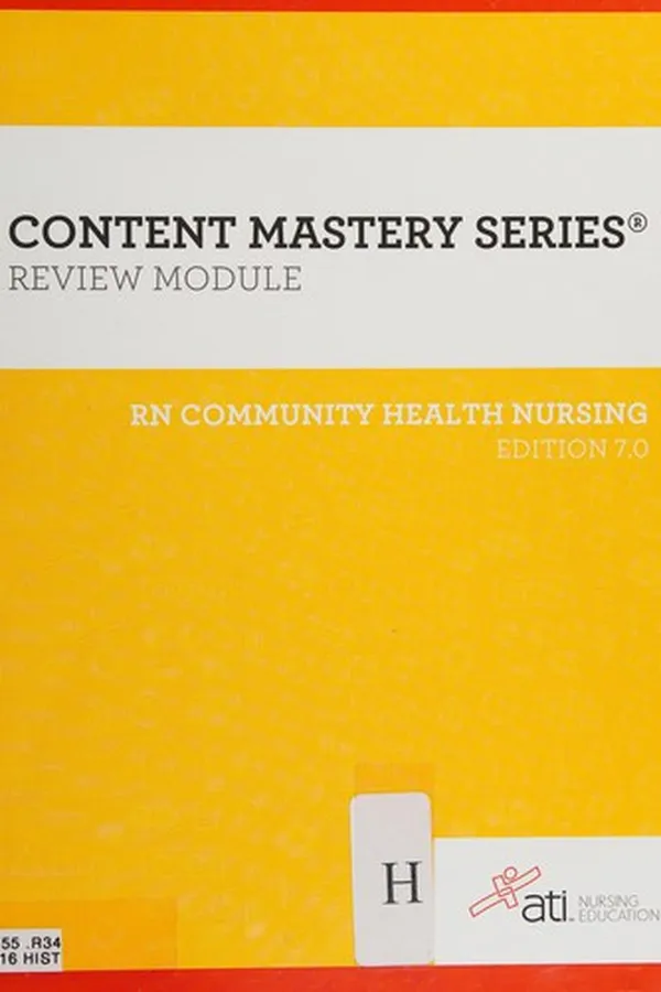 Capa de RN community health nursing