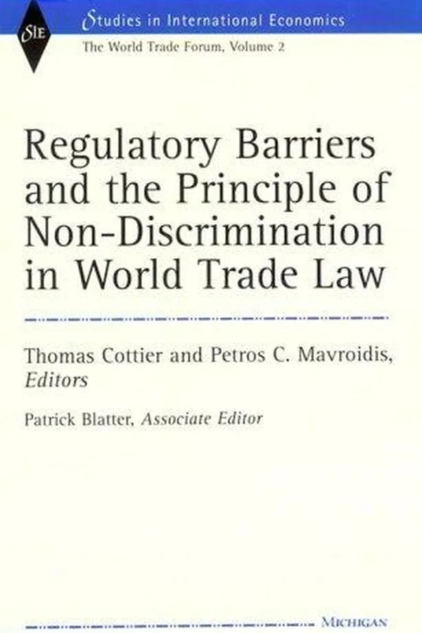 Capa de Regulatory barriers and the principle of non-discrimination in world trade law