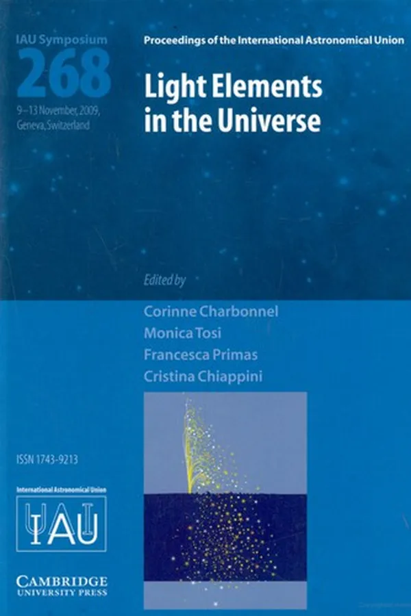 Cover of Light elements in the universe