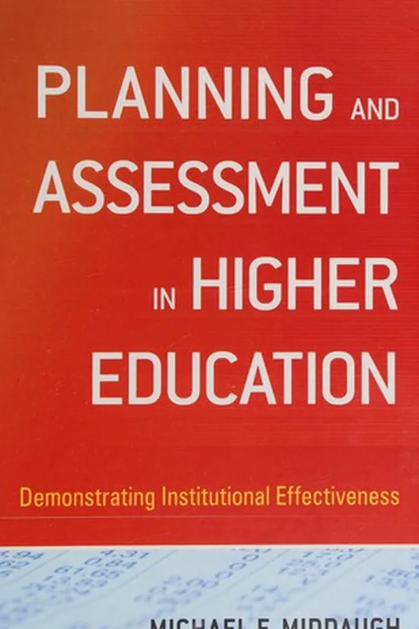 Capa de Planning and assessment in higher education