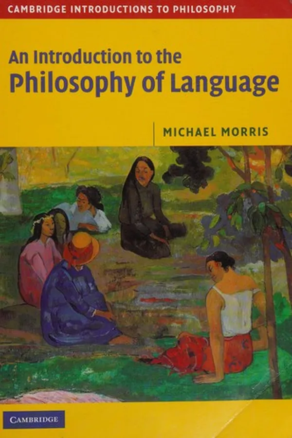 Capa de An introduction to the philosophy of language