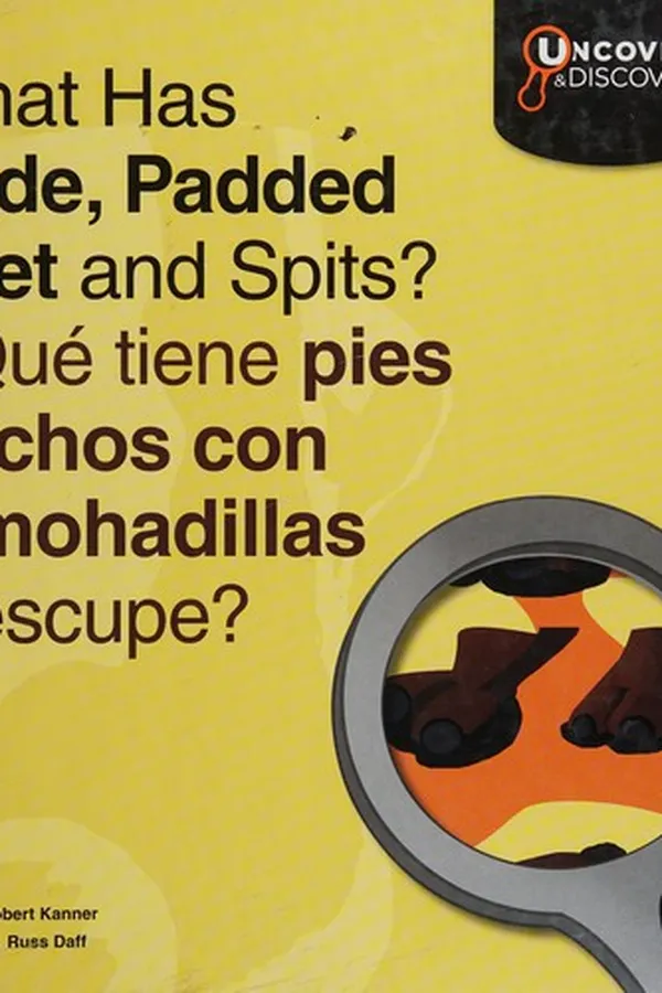 Capa de What has wide, padded feet and spits?